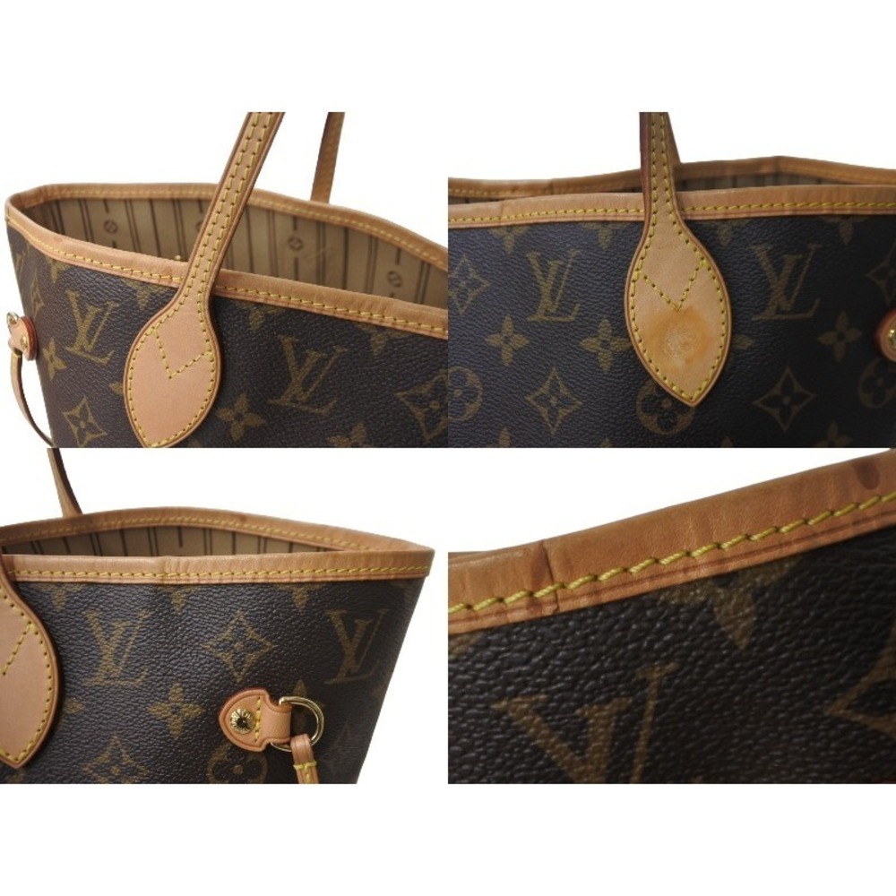 Louis Vuitton Neverfull Monogram Tote Brown Bag - Picture 5 of 8